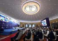ЕАЭБ өлкөлөрүнүн лидерлери Бишкектеги форумга видеоконференция аркылуу катышты