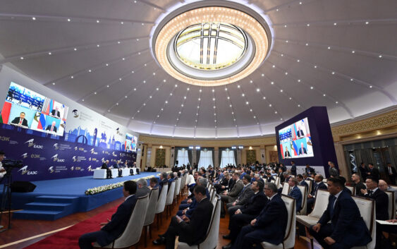 ЕАЭБ өлкөлөрүнүн лидерлери Бишкектеги форумга видеоконференция аркылуу катышты