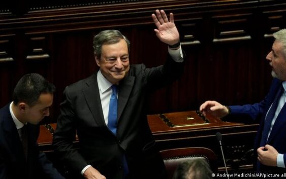 Почему Драги ушел в отставку; политический кризис в Италии