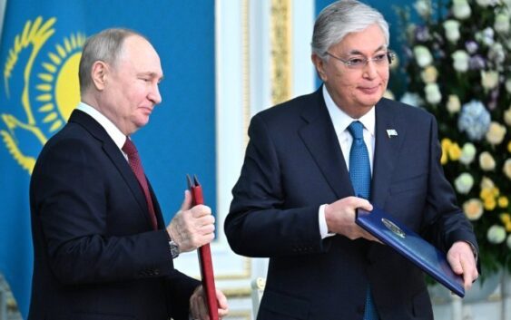 Путин и Токаев подписали план действий на 2024-2026 годы